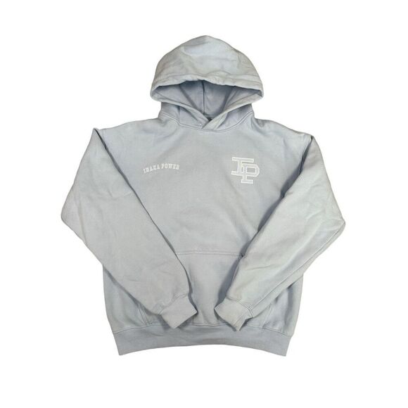 Inaka Power IP Light Blue Hoodie Pullover Sweatshirt Unisex S Gym Weightlifting - Picture 1 of 11